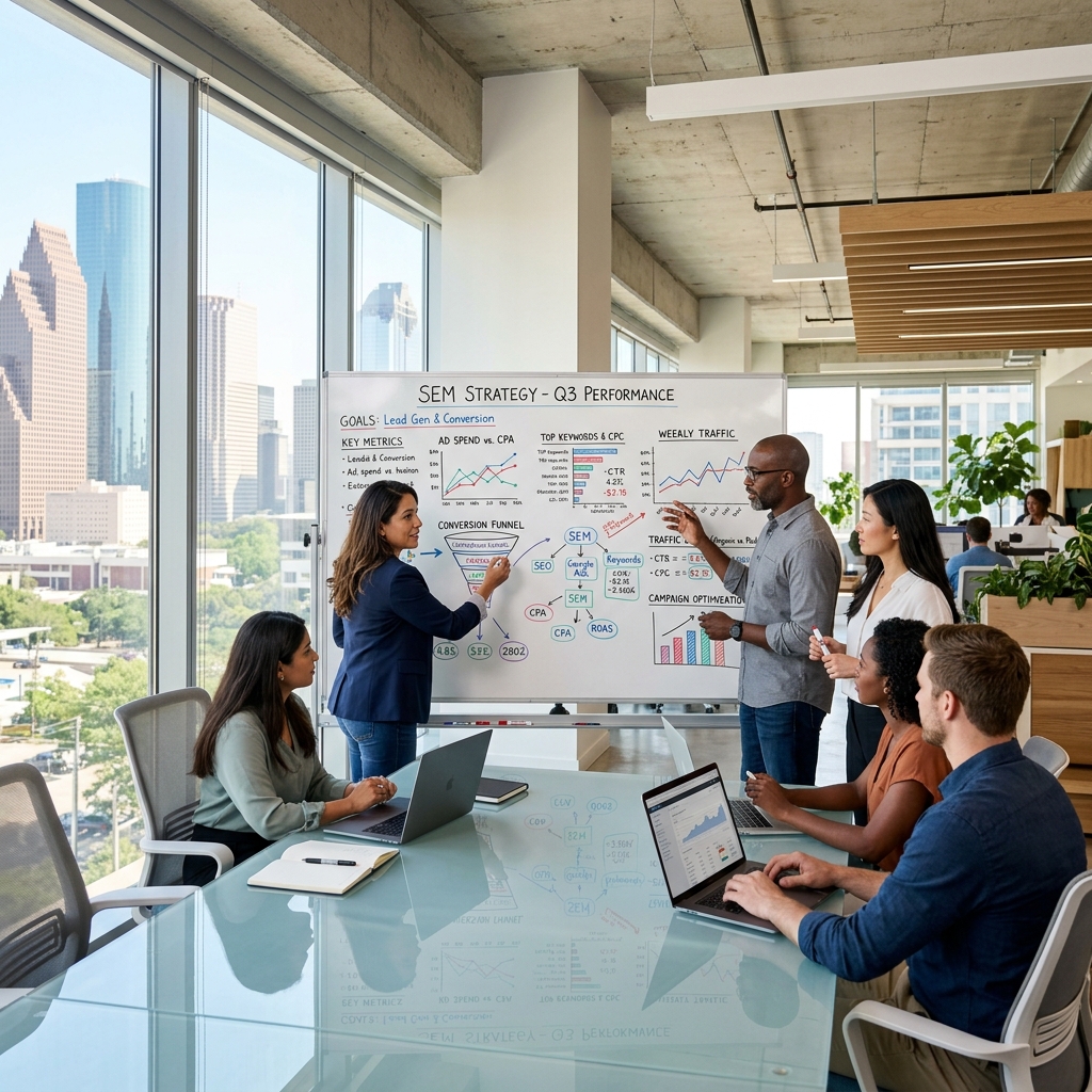Houston Website Advertising Agency Team